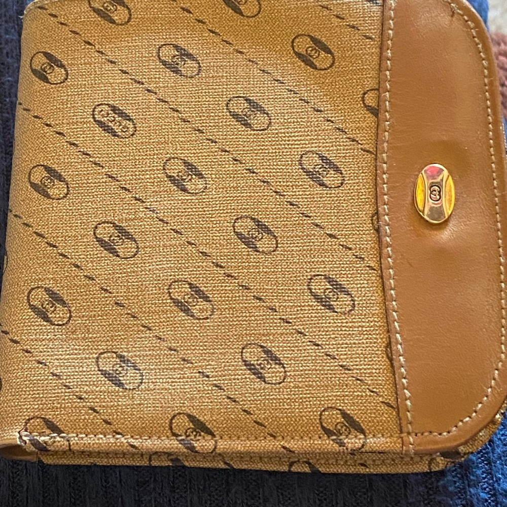 Vintage Gucci Brown Patterned Woman’s or Men's Wallet